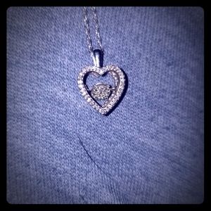 Beating heart necklace
